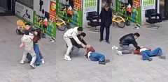 黑龙江大庆程宇广场杀人事件 白衣男子身中数刀女子被割喉 随后刀仔也自杀了!